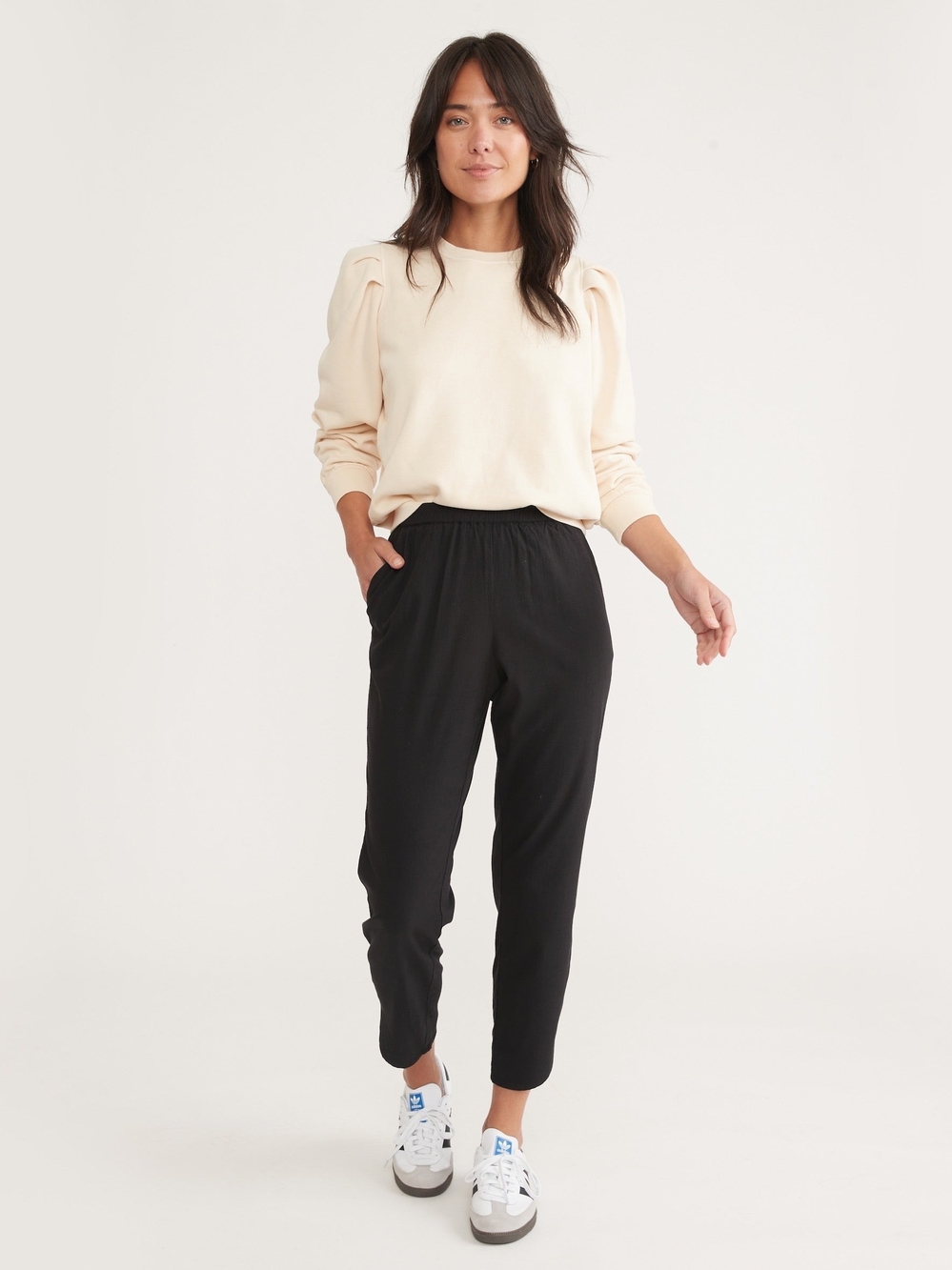 Marine Layer E spun Allison Pant Size XS Black